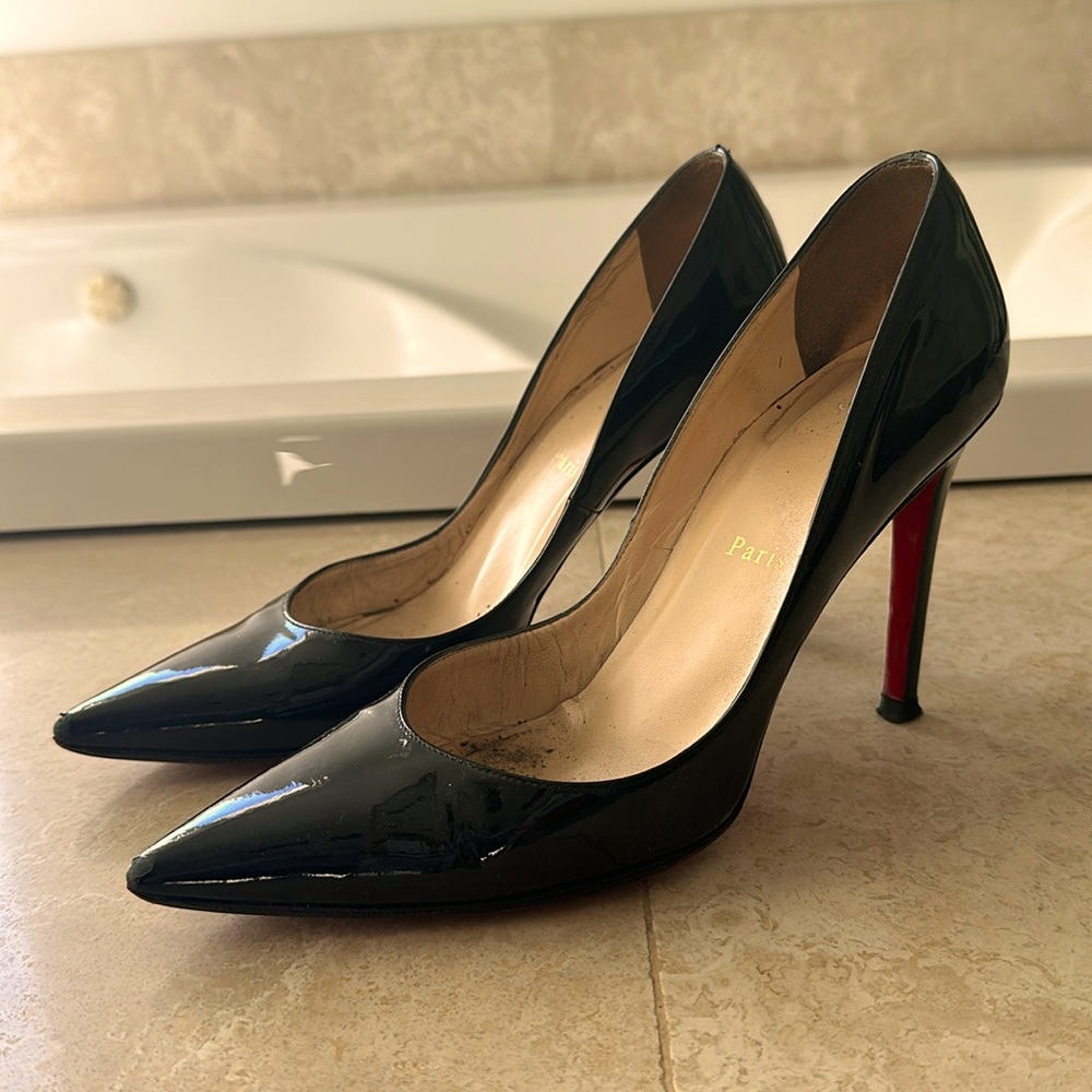Authentic Christian Louboutin Patent Leather Heels